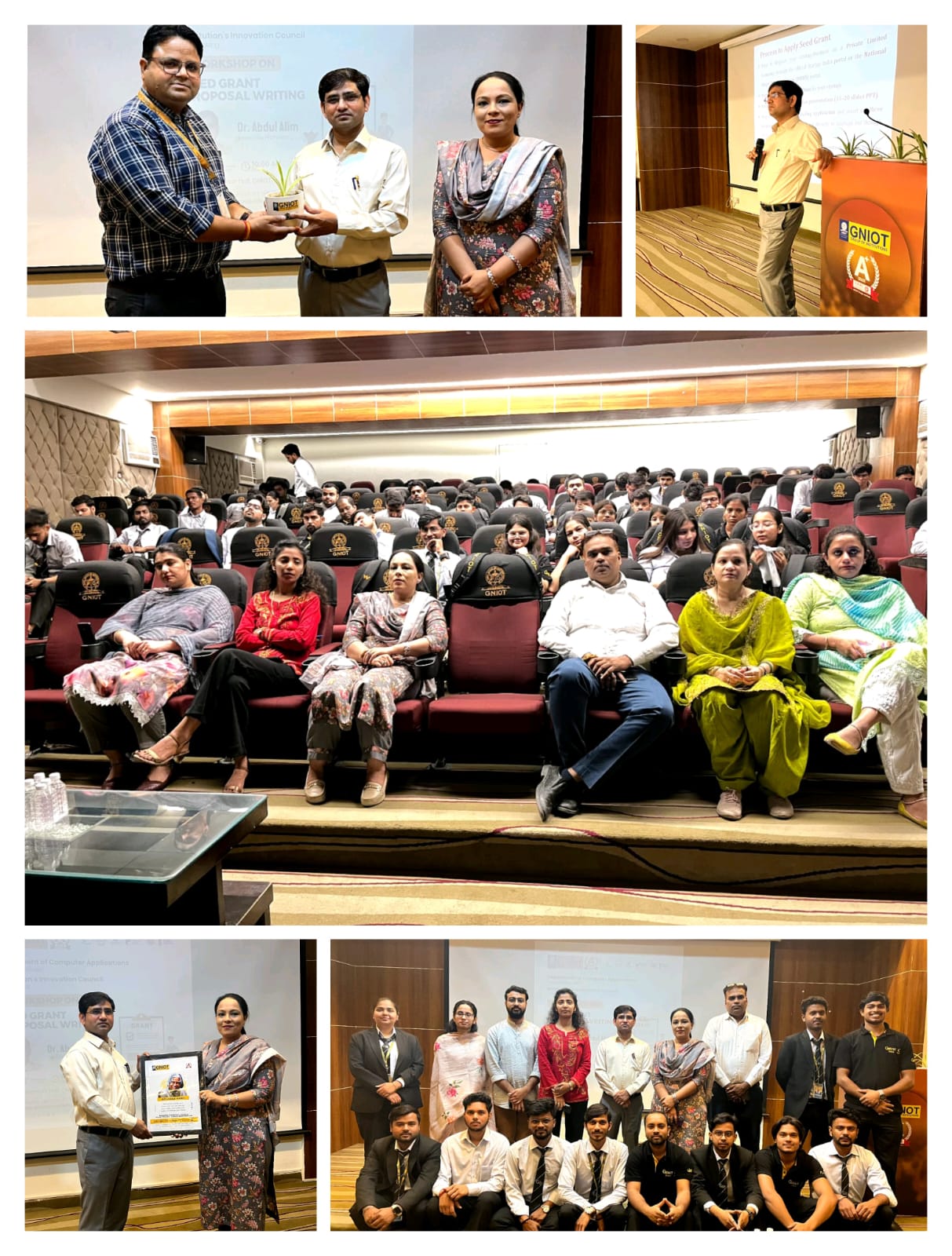 Seed Grant Proposal Writing Workshop Success At GNIOT